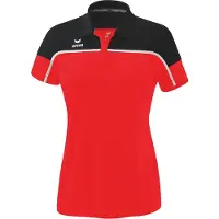Erima CHANGE Poloshirt 42 rot/schwarz/weiß