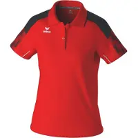 Erima Damen EVO STAR Poloshirt 1112412 40 - Rot/Schwarz - 40