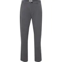 !Solid Stoffhose SOLID "Stoffhose SDFrederic", Herren, Gr. 33, Länge 32, grau (med grau m), Obermaterial: 62% Polyester PES. 33% Viskose CV. 5% Elasthan EL., Hosen Stoffhose