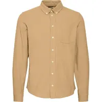 Casual Friday Langarmhemd "Langarmhemd CFAton", Herren, Gr. XXL, N-Gr, braun (kelp), Obermaterial: 100% Baumwolle CO., Hemden Langarmhemd