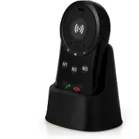 Fysic FXA-100 GPS-Notrufsender für Senioren SOS-Taste GSM Freisprechen Schwarz