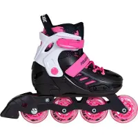 Powerslide Khaan Sqd Kinder-inlineskates Schwarz EU 39-42 Jungen,Mädchen Schwarz EU 39-42