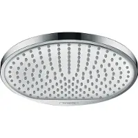 Hansgrohe Crometta S, Fester Duschkopf, Chrom, Zimmerdecke