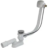 Ravak Badewannensiphon mit Überlauf 80 B H/K, Chrom