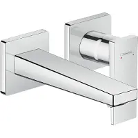 Hansgrohe Metropol Einhebel-Waschtischmischer Unterputz, Hebelgriff, Ausladung 165mm, Wandmontage, 32525000
