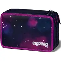 Ergobag Stifteetui Maxi Mäppchen Super Glow Blau 13.5