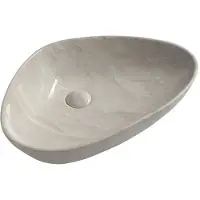 Hak DALMA Keramik-Waschtisch 58,5x39 cm, marfil