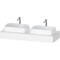 Duravit Collection One Konsole, 1400x550x170mm, Ausschnitt links u. rechts, QA4805018180000, Farbe: Weiß Matt
