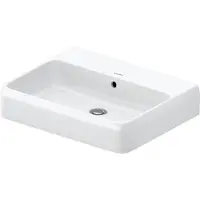 Duravit Aufsatzwaschtisch Qatego 60x47cm, w g, o HL, m Ü, HL, geschli.