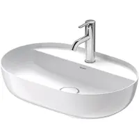 Duravit Aufsatzwaschtisch Luv 60x40cm, gs, m HL, o. ÜL, m HLB, we