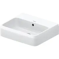 Duravit Aufsatzwaschtisch Qatego 50x42cm, w g HG, o HL, m Ü, HL, geschli.