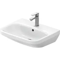 Duravit Waschtisch DuraStyle 55x44cm, we, m HL, ÜL, Hahnlochbank