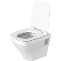 Duravit Wand-WC, Tiefspüler DuraStyle Compact 37x48cm, 4,5 l, Rimless, HygieneGlaze