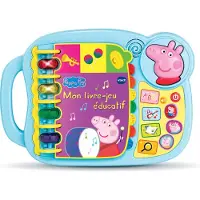 Vtech Peppa Pig - Mon Livre-Jeu Éducatif, 1,5 Jahr(e), Kunststoff, Mehrfarbig