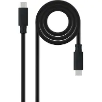 Nanocable 10.01.4103, 3 m, USB C, USB C, USB 3.2 Gen 2x2, 20 Gbit/s, Schwarz