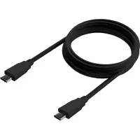 Aisens A107-0704, 2 m, USB C, USB C, USB 3.2 Gen 2x2, 20 Gbit/s, Schwarz