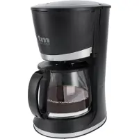 TM Electron TMPCF006, Filterkaffeemaschine, 1,2 l, Gemahlener Kaffee, 800 W, Schwarz