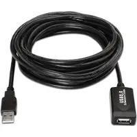 Aisens A101-0019, 10 m, USB A, USB A, USB 2.0, Schwarz