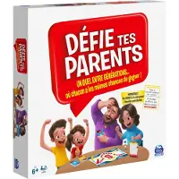 Spin Master Games Kinder gegen Eltern – das spaßige Wissensduell: Klassisches Ratespiel für die ganze Familie, Kinder gegen Eltern, Brettspiel, Trivia, 8 Jahr(e), 30 min, Familienspiel