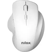 Nilox NXMOWI3002, Optisch, RF Wireless, 3200 DPI, Silber, Weiß