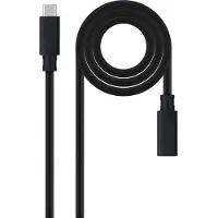 Nanocable 10.01.4500, 0,5 m, USB C, USB C, USB 3.2 Gen 2x2, 20 Gbit/s, Schwarz