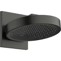 Hansgrohe Rainfinity Kopfbrause 250 1-jet mit Wandanschluss, 26226340, Farbe: Brushed Black Chrome