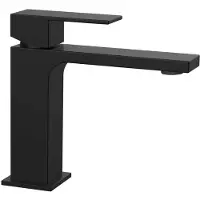 Sapho CUBEMIX Waschtischarmatur, Schwarz matt
