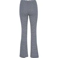 Culture Stoffhose "Casual Hose CUtea", Damen, Gr. XXL, N-Gr, blau (marineblaus, weiß stripe), Obermaterial: 95% Baumwolle CO. 5% Elasthan EL., Hosen Stoffhose
