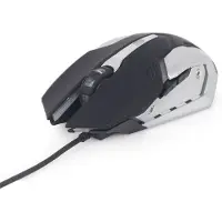 Gembird MUSG-07, USB Typ-A, 3200 DPI, Schwarz, Weiß