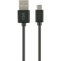 Contact USB-Kabel auf Micro-USB 1 m Schwarz