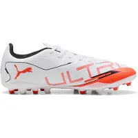 Puma Herren Ultra 5 Play MG Fußballschuhe-108328, Farbe:Weiß, Herren Schuhe:42