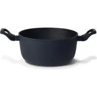 TVS Virtus Induction, 2,8 l, Schwarz, Aluminium, R3SiSTEK, Keramik, Gas, Induktion, Versiegelte Platte, Schwarz