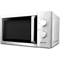 Grunkel MWG-20INOX, Arbeitsplatte, Solo-Mikrowelle, 20 l, 700 W, Drehregler, Edelstahl