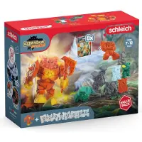 Schleich Spielfigur "ELDRADOR CREATURES, Lava-Roboter Value Pack (72225)", bunt, Spielfiguren, Kinder, Kunststoff, Spielfigur