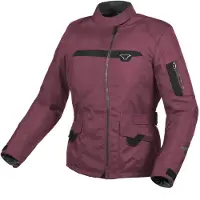 Sonstiges Macna Evora wasserdichte Damen Motorrad Textiljacke, burgunderrot, L