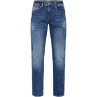 Blend Slim-fit-Jeans "Slim-fit-Jeans BHTwister", Herren, Gr. 38/30, Länge 30, blau (denim middle blau), Obermaterial: 98% Baumwolle CO. 2% Elasthan EL., Jeans Slim-fit-Jeans