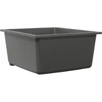 vidaXL Küchenspüle Grau 38 x 44 x 20 cm Granit