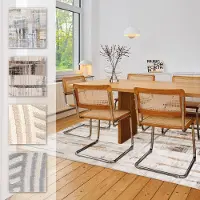 Astra Teppich "Jules 252", graubr, blau, B:160cm H:8mm L:230cm, Kunstfaser, Teppiche, Teppich, Vintage, Hoch Tief, Kurzflor, Wohnzimmer, Schlafzimmer