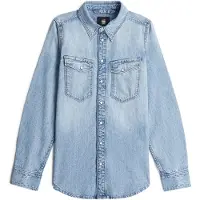 G-Star Slim Western Hemd - Hellblau - Damen - XS