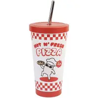 Grupo Erik Editores Erik Editores Ketnipz Steel Tumbler Mit Strohhalm Rosa Rosa One Size
