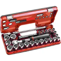 Facom Steckschluessel-Set 1/2" D-Box, 21-tlg.