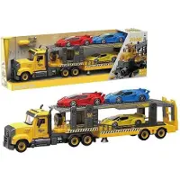 Adar Transporter mit Autos zum Bauen, Licht und Sound