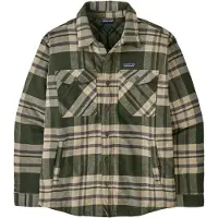 Patagonia - Lightweight Insulated Fjord Flannel Shirt - Freizeitjacke Gr XS oliv