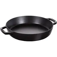 Staub Gusseiserne Bratpfanne mit zwei Griffen, 34 cm NPC405110730