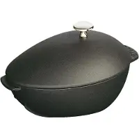 Staub ZWILLING SPECIALITIES, 2 l, Schwarz, Keramik, Gas, Halogen, Induktion, Versiegelte Platte, Eisenguss, Eisenguss, Schwarz