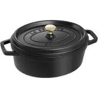 Zwilling Cocotte, 4,2 l, Schwarz, Eisenguss, 4 cm, 290 mm, 155 mm