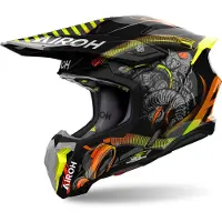 Airoh Twist 3 Toxic Crosshelm Unisex Futter schwarz, L