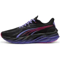 Puma Velocity NITRO 4 Digitokyo Schwarz Lila AW25 Schuhe, Größe 40 - EUR