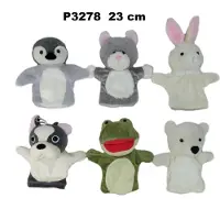 Teddies 23 cm hohe Handpuppe in Tierform – verschiedene Designs