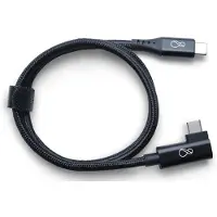 Bachmann Ochno USB-C Kabel gewinkelt 0,7m schwarz